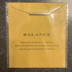 Balance necklace 💕